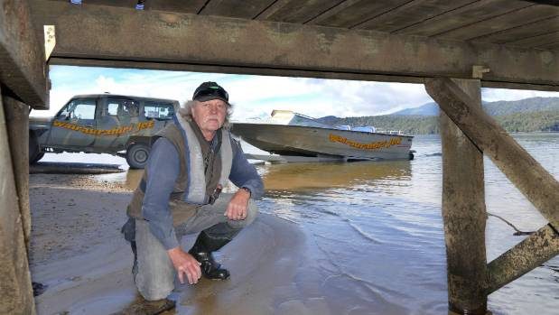 Low lake levels leave Southland jet boat operation high and dry